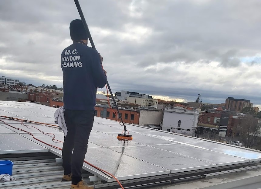 solar panel cleaning
